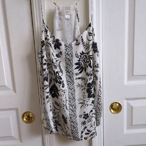 LOFT Monochrome Floral Camisole